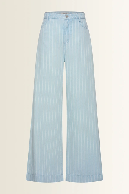 Denim jeans met pinstripes
