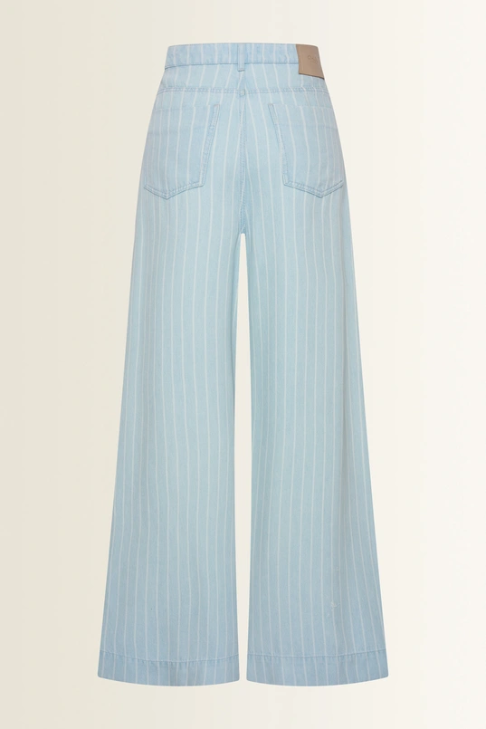 Denim jeans met pinstripes