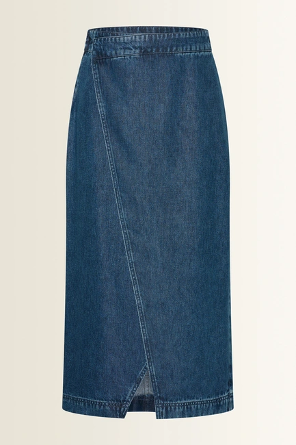 Denim overslagrok