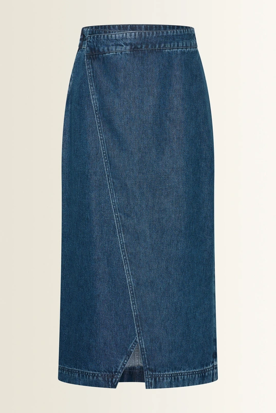Denim overslagrok
