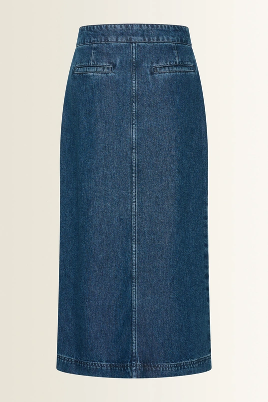 Denim overslagrok