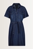 Denimjurk met strikceintuur Monari