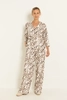 Dierenprint travel broek