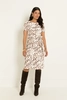 Dierenprint travel jurk