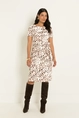 Dierenprint travel jurk