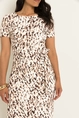 Dierenprint travel jurk
