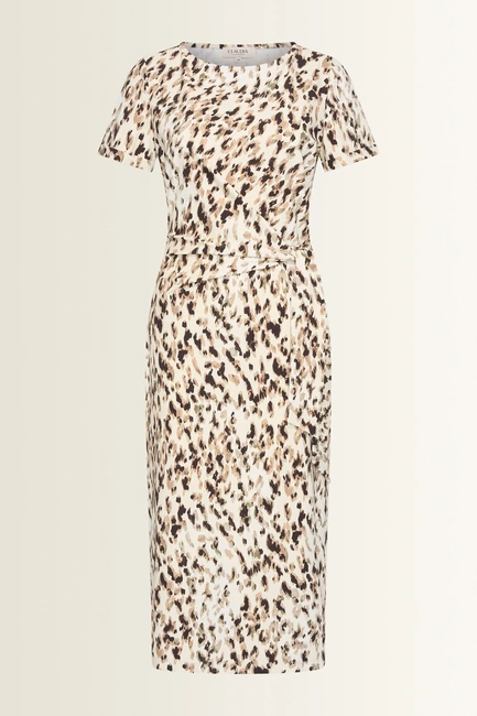 Dierenprint travel jurk