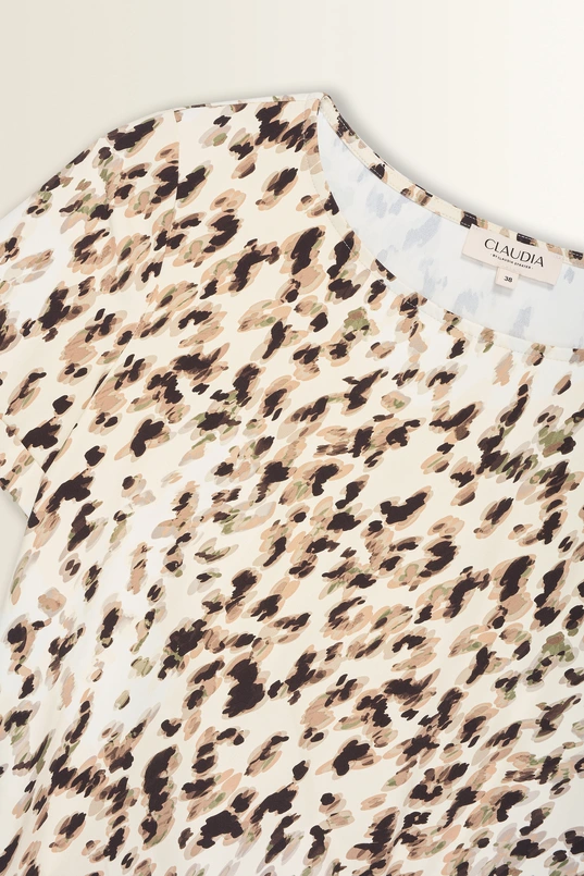 Dierenprint travel jurk