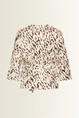 Dierenprint travel top