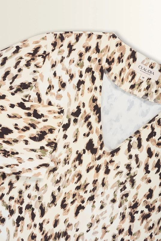 Dierenprint travel top