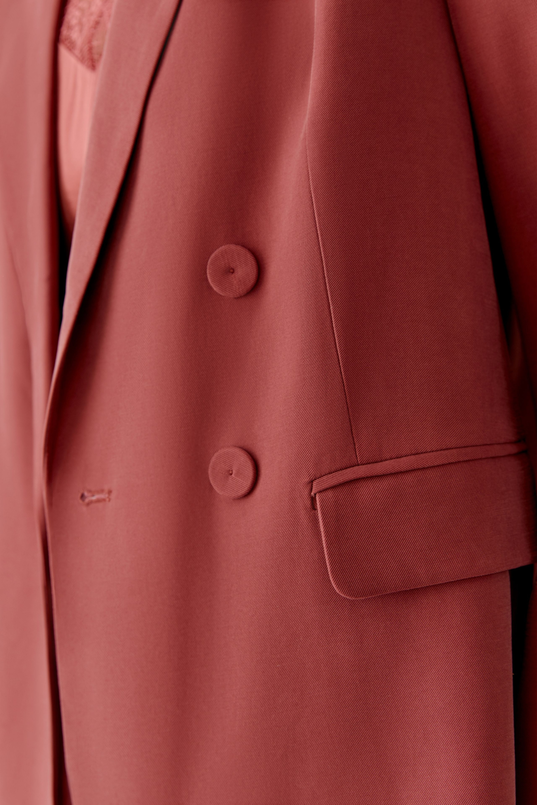 Double-breasted blazer OUI