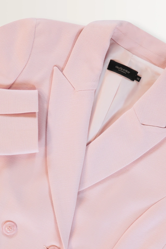 Double-breasted blazer rechte snit