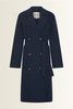 Double-breasted trenchcoat met ceintuur Maura