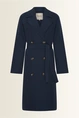 Double-breasted trenchcoat met ceintuur Maura