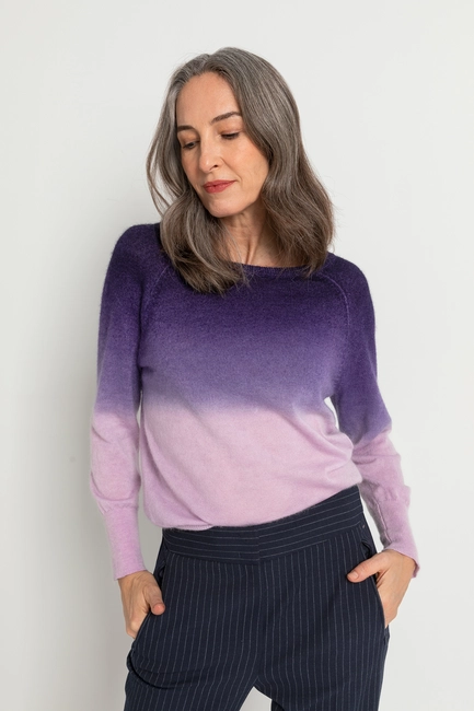 Dégradé mohairmix trui
