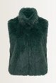 Fake fur bodywarmer