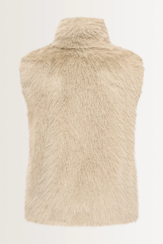 Fake fur bodywarmer