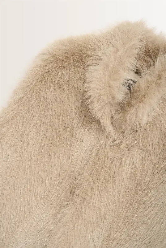 Fake fur bodywarmer