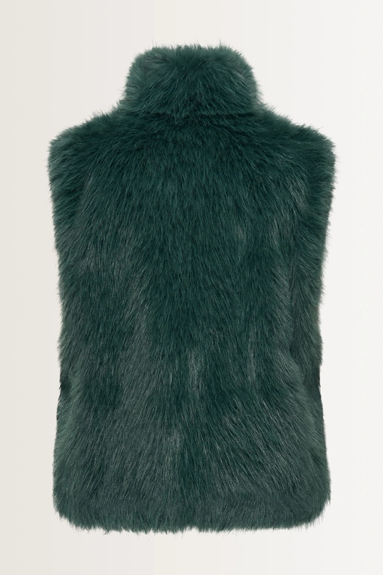 Fake fur bodywarmer