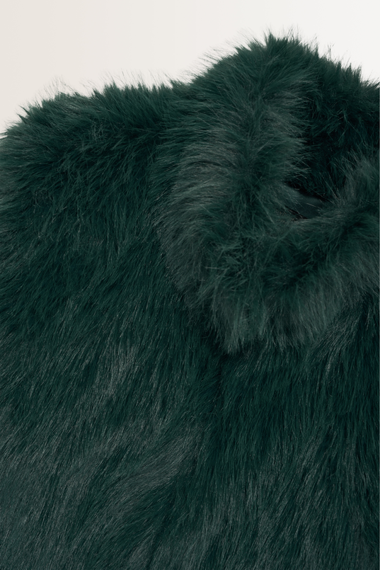 Fake fur bodywarmer