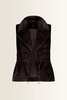 Faux fur gilet met reverskraag Monari