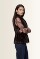 Faux fur gilet met reverskraag Monari