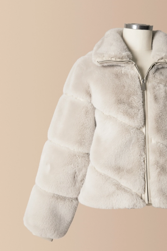 Faux fur jack
