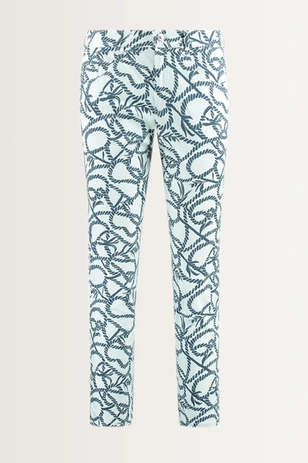 Femine fit broek touwprint Zuri131 Gardeur