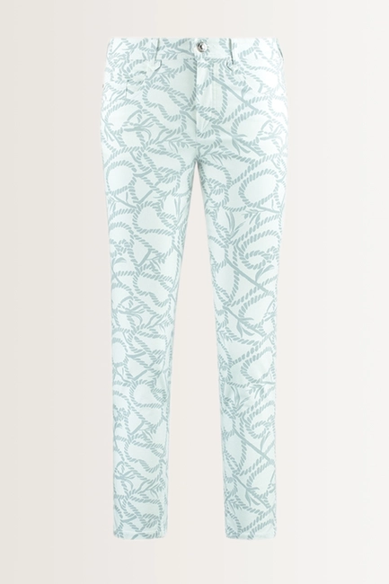 Femine fit broek touwprint Zuri131 Gardeur