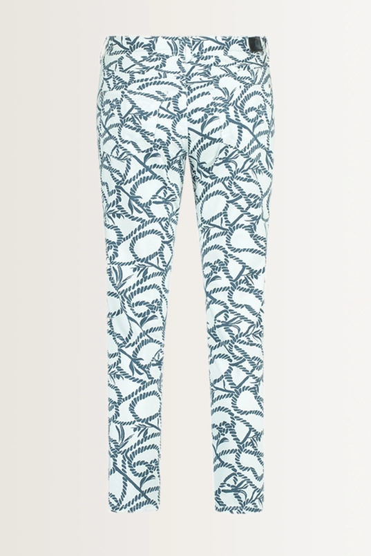 Femine fit broek touwprint Zuri131 Gardeur