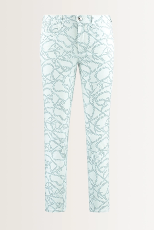 Femine fit broek touwprint Zuri131 Gardeur