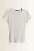 Fijn geribd basic T-shirt Kleoh Someday