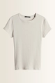 Fijn geribd basic T-shirt Kleoh Someday