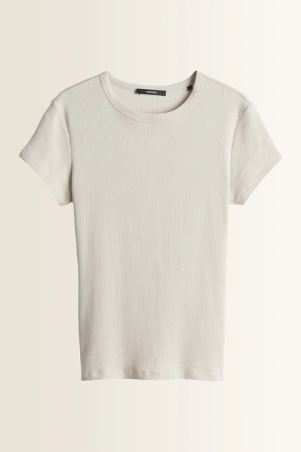 Fijn geribd basic T-shirt Kleoh Someday
