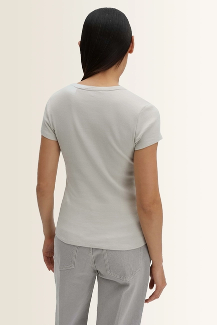 Fijn geribd basic T-shirt Kleoh Someday