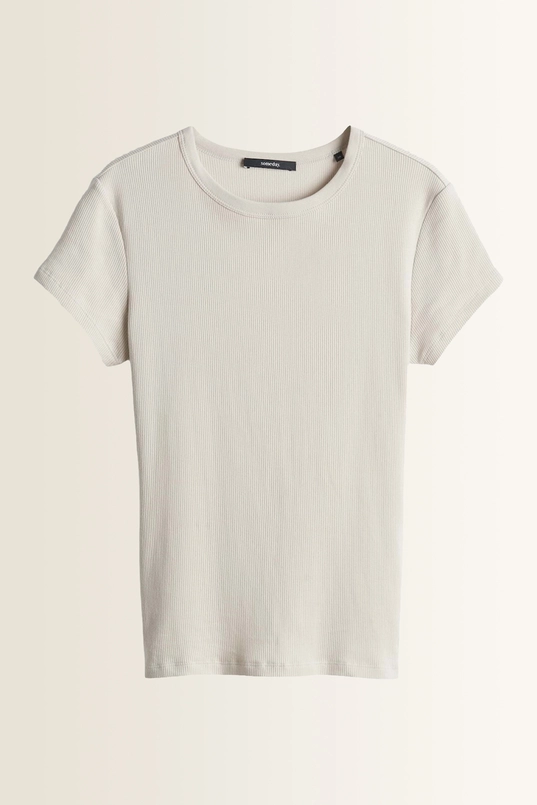 Fijn geribd basic T-shirt Kleoh Someday