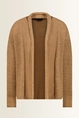Fijngebreid vest met shawlkraag Monari