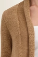 Fijngebreid vest met shawlkraag Monari