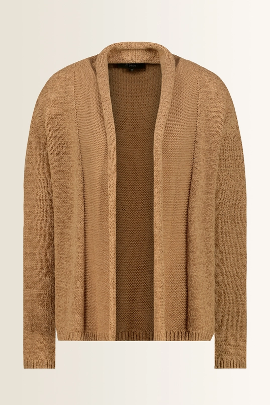 Fijngebreid vest met shawlkraag Monari