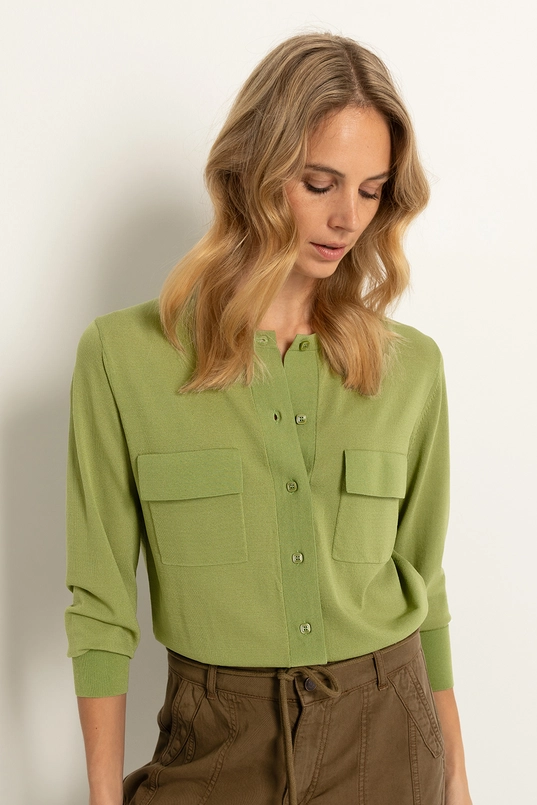 Fijngebreide cardigan