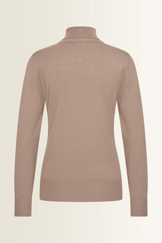 Fijngebreide coltrui van viscosemix