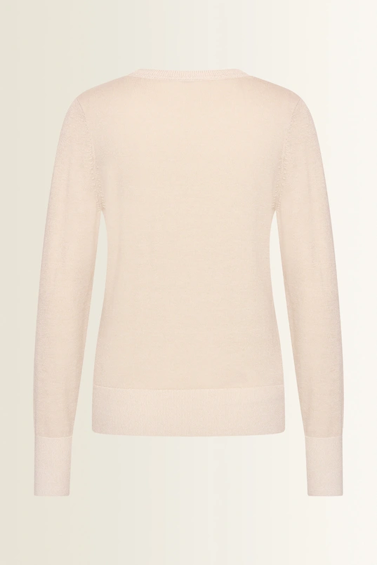 Fijngebreide trui met lurex