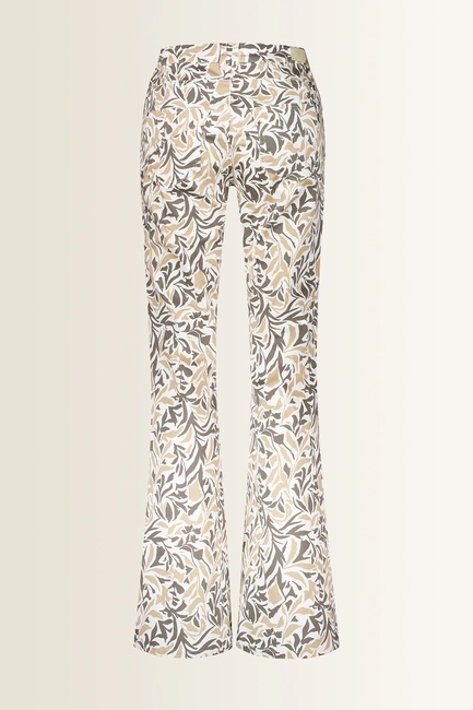 Flared broek all-over dessin ZURI126 Gardeur