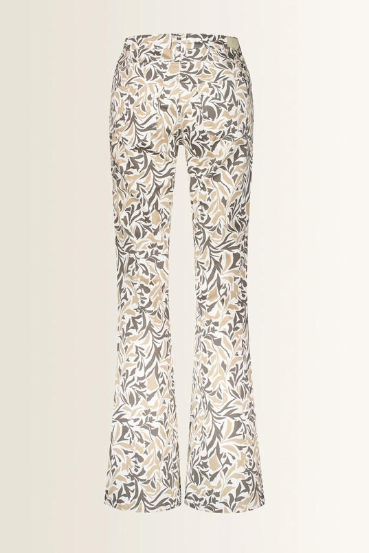 Flared broek all-over dessin ZURI126 Gardeur