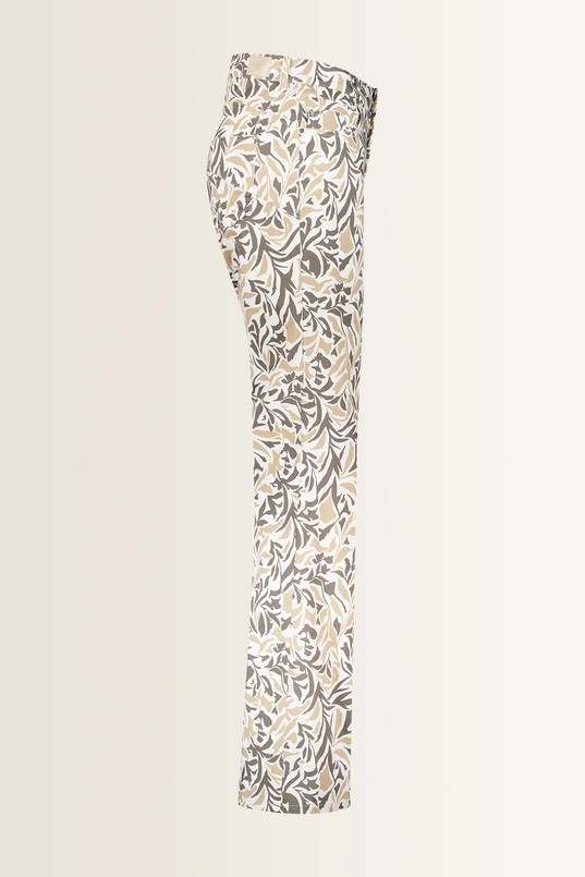 Flared broek all-over dessin ZURI126 Gardeur