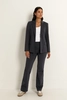 Flared broek in travelkwaliteit