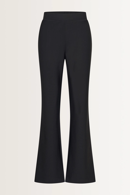 Flared broek in travelkwaliteit