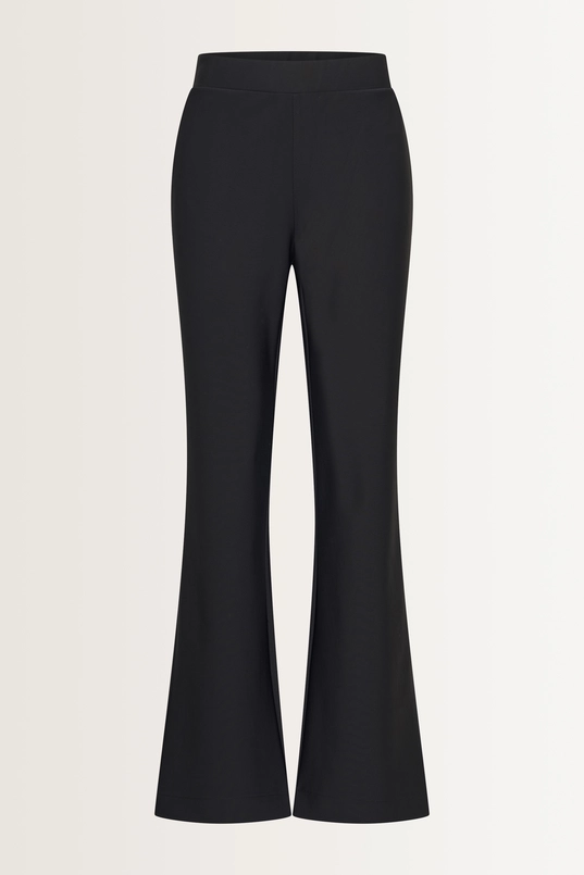 Flared broek in travelkwaliteit