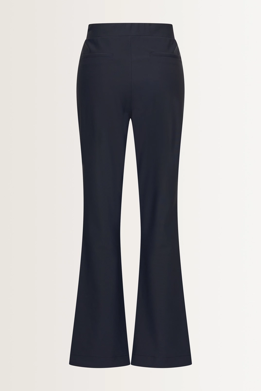 Flared broek in travelkwaliteit