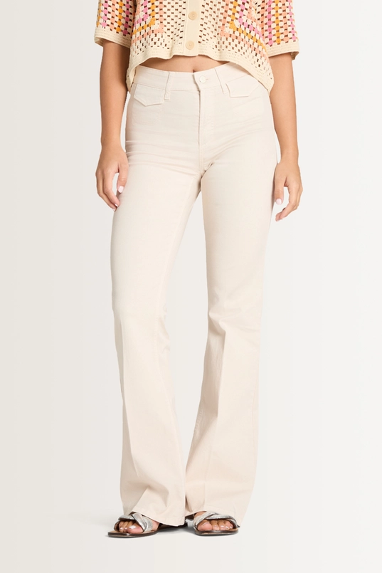 Flared broek met persnaad Fabienne Cambio